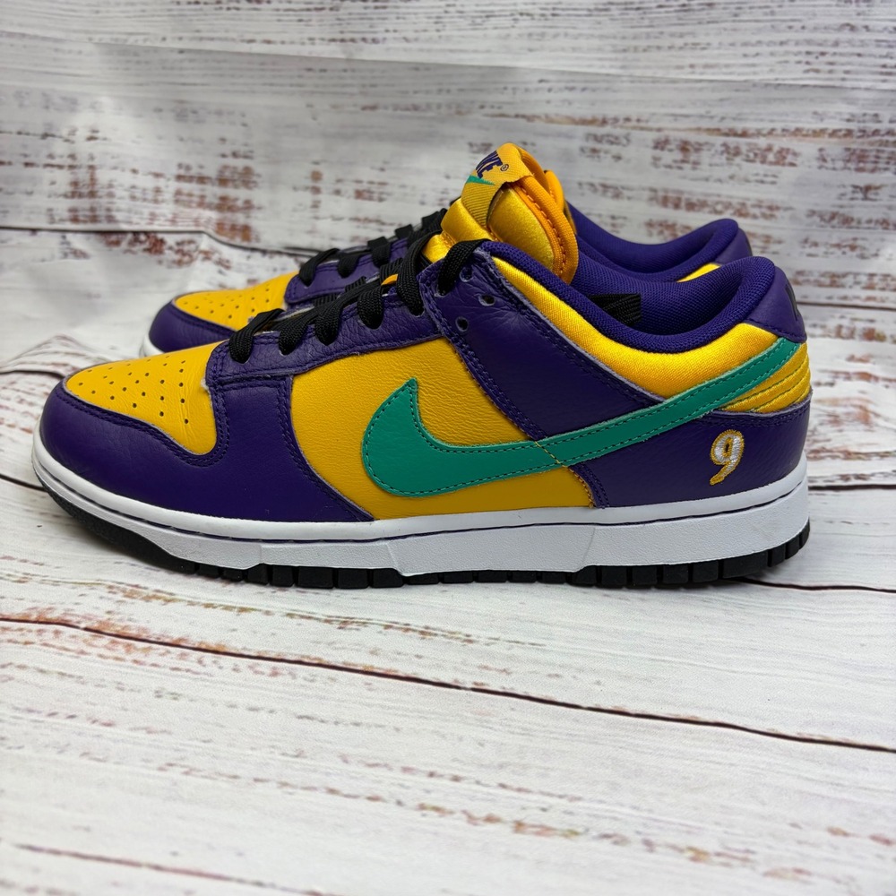 Nike Women's Dunk Low Lisa Leslie 'Sparks' 2022 DO9581-500 size 8 US 39 EU - Picture 4 of 13